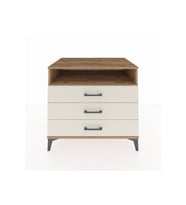 Kronos Şifonyer Tek Raflı 3 Çekmeceli 88x59x80 Çam-Aytaşı