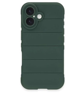 iPhone 16 Kılıf Optimum Silikon - Koyu Yeşil