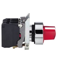 Schneider XB4BK124B5 Kırmızı Işıklı Mandal Buton 24v 2 Konumlu