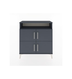 Arges Şifonyer 4 Raflı 4 Kapaklı 88x30x96 Antrasit-Antrasit