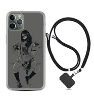 Apple iPhone 11 12 13 14 Pro Max Kılıf Boyun Askılı Silikon Purest Evil 1627