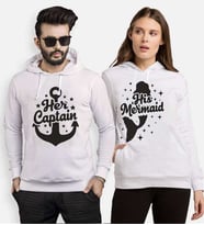 Tshirthane Mermaid Captain Sevgili Kombinleri Kapüşonlu Kombini (Tek Ürün Fiyatıdır.)