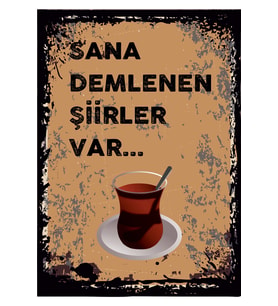 Ahşap MDF Poster (27x18cm)