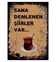 Ahşap MDF Poster (27x18cm)