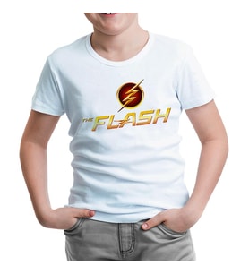 Flash Beyaz Çocuk Tshirt