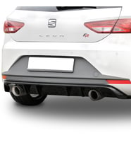 Seat Leon MK3 (2013-2016) FR Arka Tampon Eki - Difüzör (Plastik)