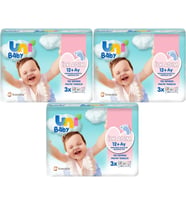 Uni Baby Islak Havlu Mendil İlk Adım 52 Yaprak (9 Lu Set) 468 Yaprak (3PK*3)