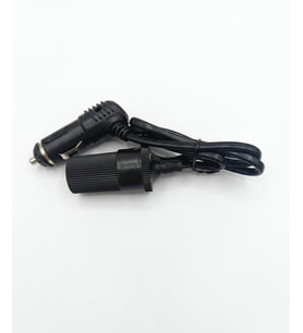 Araç Çakmaklık Uzatma Kablosu 12-24 Volt 10 Amper 2 X1 mm TTR Bakır 75CM-Siyah