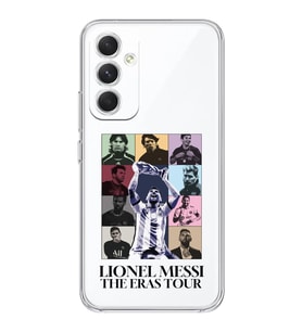 Samsung Galaxy A24 Uyumlu Lionel Messi Tasarımlı Şeffaf Telefon Kılıfı