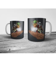 Pixxa The Mandalorian vs Lion King - Baby Yoda Grogu Star Wars Kupa Bardak Model 1