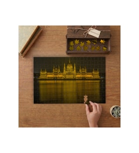 Macaristan Parlamento Binası Tasarımı 240 parça Ahşap Puzzle Ahşap Kutuda MP03966