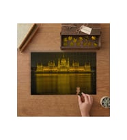 Macaristan Parlamento Binası Tasarımı 240 parça Ahşap Puzzle Ahşap Kutuda MP03966