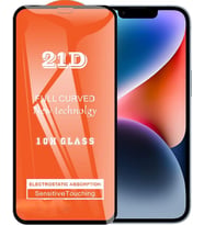 Apple Uyumlu   iPhone 14 Ekran Koruyucu 21d Kırılmaz Cam