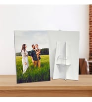 Kişiye Özel Ayaklı Fotoğraf 13x18 Cm (Beyaz)