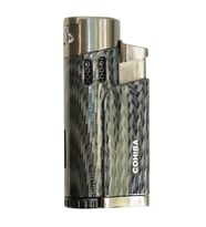 Cohiba 4 Torch Pürmüz Delicili Karbon Desenli Metal Puro Çakmağı
