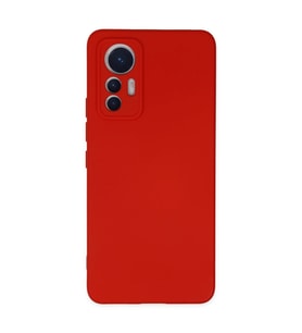 Xiaomi Mi 12 Lite Kılıf Nano İçi Kadife Silikon - Kırmızı