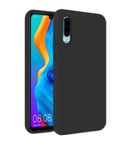 Huawei P30 Lite İnce Mat Silikon Kılıf Siyah