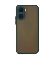 Vivo Y16 Kılıf Montreal Silikon Kapak - Yeşil