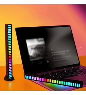 RGB LED Sese Duyarlı Işık Çubuğu TV Arkası Ambiyans ve Araç İçi Müzik Ekolayzer