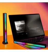 RGB LED Sese Duyarlı Işık Çubuğu TV Arkası Ambiyans ve Araç İçi Müzik Ekolayzer