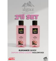 Ilgaz Japon Kiraz Çiçeği Kolonyası 2'li Set 80 Derece 400 ml Elegance Series