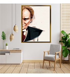ÇERÇEVELİ ATATÜRK TABLO S364