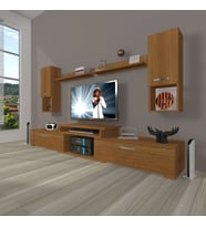 Decoraktiv Flex 5DA Mdf Tv Ünitesi Tv Sehpası - Naturel Ceviz
