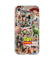 Iphone XR Uyumlu Toy Story Kolaj Tasarımlı Şeffaf Telefon Kılıfı