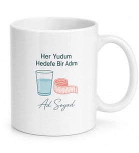 Fit Vücut Motivasyon Kupası İnce Bel Su İçme Hatırlatıcı Sağlık Bardak Hediye