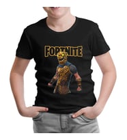Fortnite - Battle Hound Siyah Çocuk Tshirt