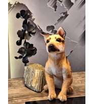 SEVİMLİ KURT KÖPEĞİ 35cM (Kahverengi-Kahve)