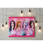 Black Pink Kanvas Tablo 40x55cm 