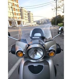 MOTOCAM Aprilia Scarabeo 200 Ön Cam 45cm 2002-2007 Model Şeffaf Renkli 4mm