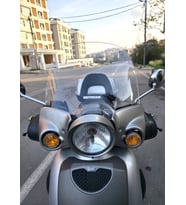 MOTOCAM Aprilia Scarabeo 200 Ön Cam 45cm 2002-2007 Model Şeffaf Renkli 4mm