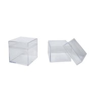 20 Adet Kutu kare şeffaf 5x5cm p1-