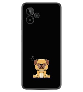 General Mobile GM 24 Pro Kılıf Resimli Desenli Silikon Platinium Series Uyuyan Köpek 1875