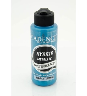Cadence Hybrid Multisurface Metalik Boya 120 ml. HM-812 TURKUAZ 