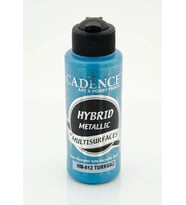 Cadence Hybrid Multisurface Metalik Boya 120 ml. HM-812 TURKUAZ 