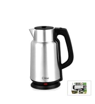 ÇELİK - SÜRAHİ MODEL KETTLE ELEKTRİKLİ SU ISITICISI PASLANMAZ ÇELİK GİZLİ REZİSTANS 360° 2.2LT 1500W KK-3334 (5680)