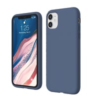 Apple iPhone 11 İnce Mat Silikon Kılıf Lacivert