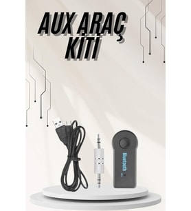 Lexroo Yeni Nesil Bluetooth Aux Araç Kiti Siyah TV Tablet Telefon Araç Araba