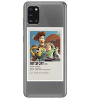 Samsung Galaxy A31 Uyumlu Toy Story Minimalist Poster Desenli Şeffaf Telefon Kılıfı