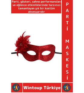 #PartiMaskesi Kostüm Davet Yılbaşı Cosplay Eğlenceli Balo Çok Şık Estetik Simli Tüylü Parti Maskesi