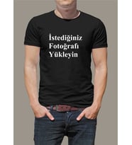 Resim Baskılı Tişört (Siyah)