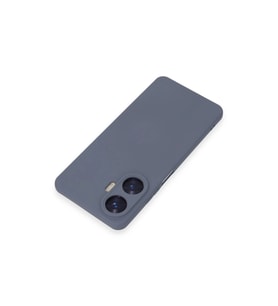 Realme C55 Kılıf Nano İçi Kadife Silikon - Gri