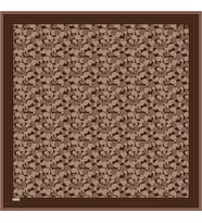 Etnik Desen %100 Twill İpek Eşarp BE22