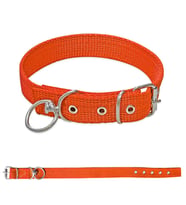 Savex Dokuma Köpek Boyun Tasması Turuncu 2.5*50 cm
