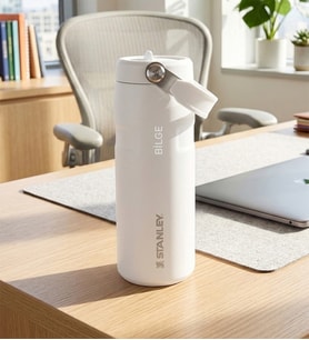Kişiye Özel The IceFlow Flip Straw 2.0 Pipetli Stanley Termos Bardak 0,47 L
