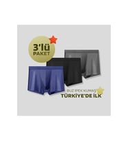 Eces Design Dikişsiz Ter Uzaklaştıran Spor Sürdürülebilir Özel Erkek Iç Giyim 3 Parça 1001 Boxer (Çok Renkli)