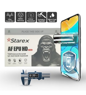 Tecno SPARK 8P Uyumlu Nano Ekran Koruyucu Ultra İnce AF EPU - 0.20 mm HD STAREX